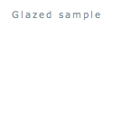glazed sample